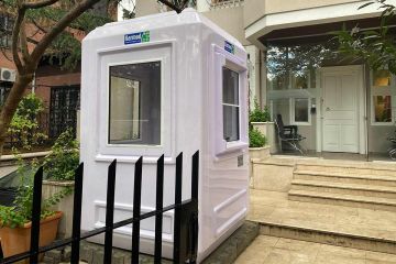 Portable GRP Kiosk Cabin