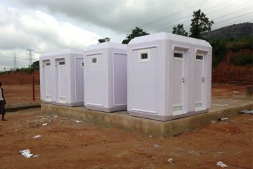 public restrooms kiosks