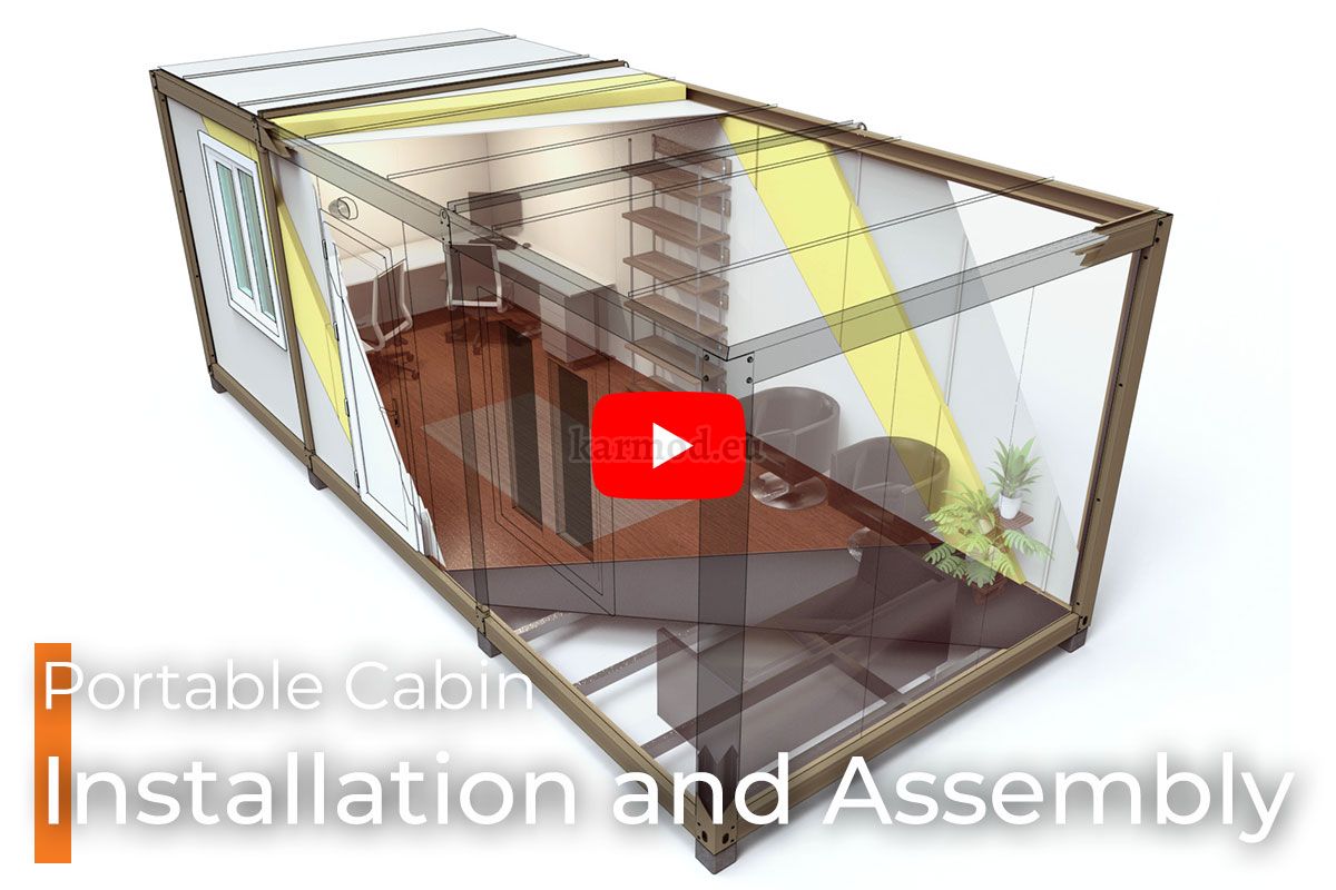 Portable Cabin Installation and Assembly