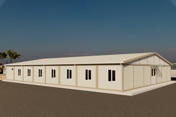 255 m² Worker Container Dormitory